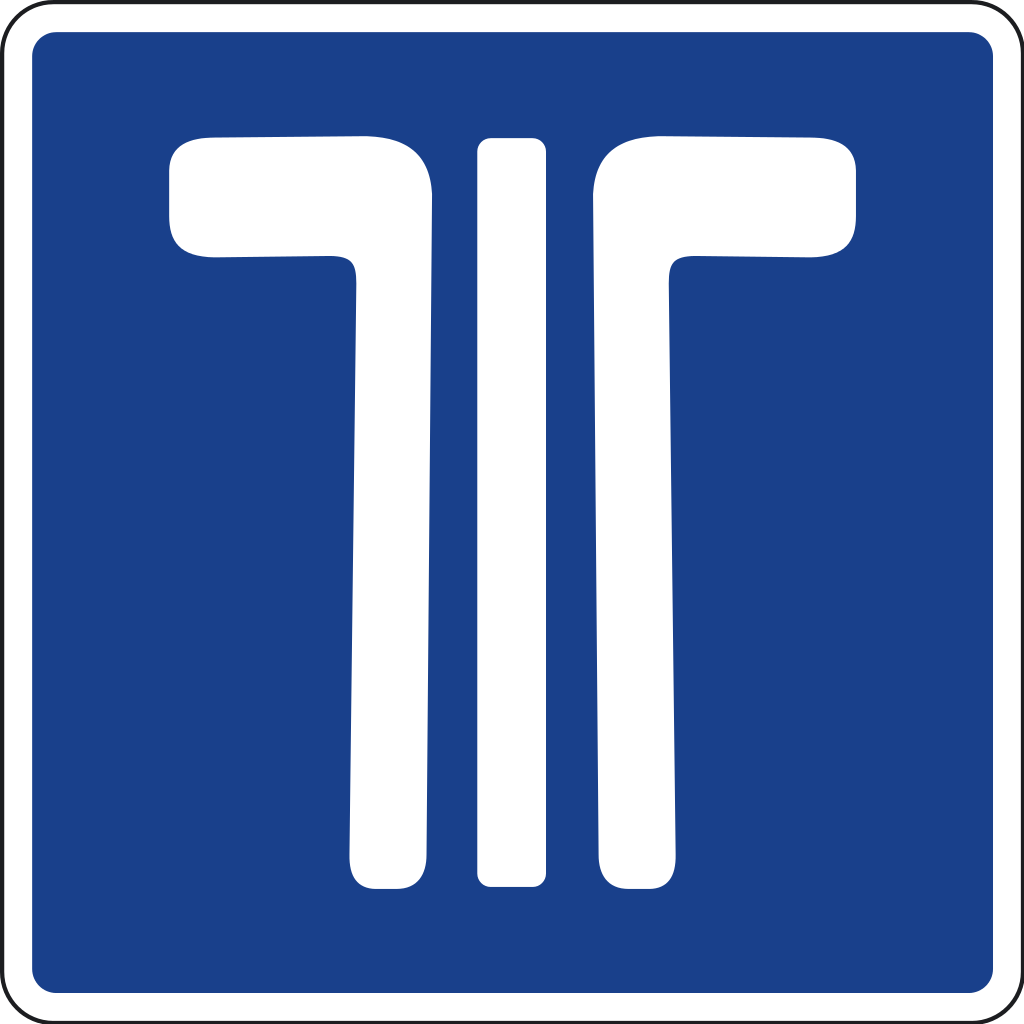 señal de tráfico via-t